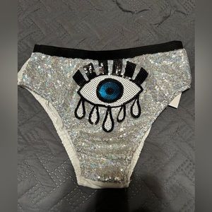 Silver Sequin Rave Wonderland bottoms